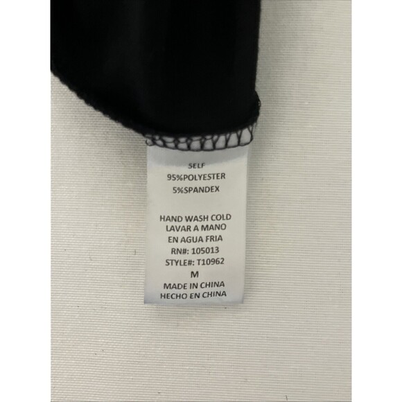 Savannah Jane Women's Size Medium Black Tank Aztec Print Fringe - Picture 6 of 8